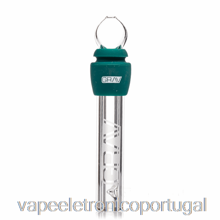 Vape Eletronico Grav Vidro Rombudo Com Silicone Azul-petróleo Escuro